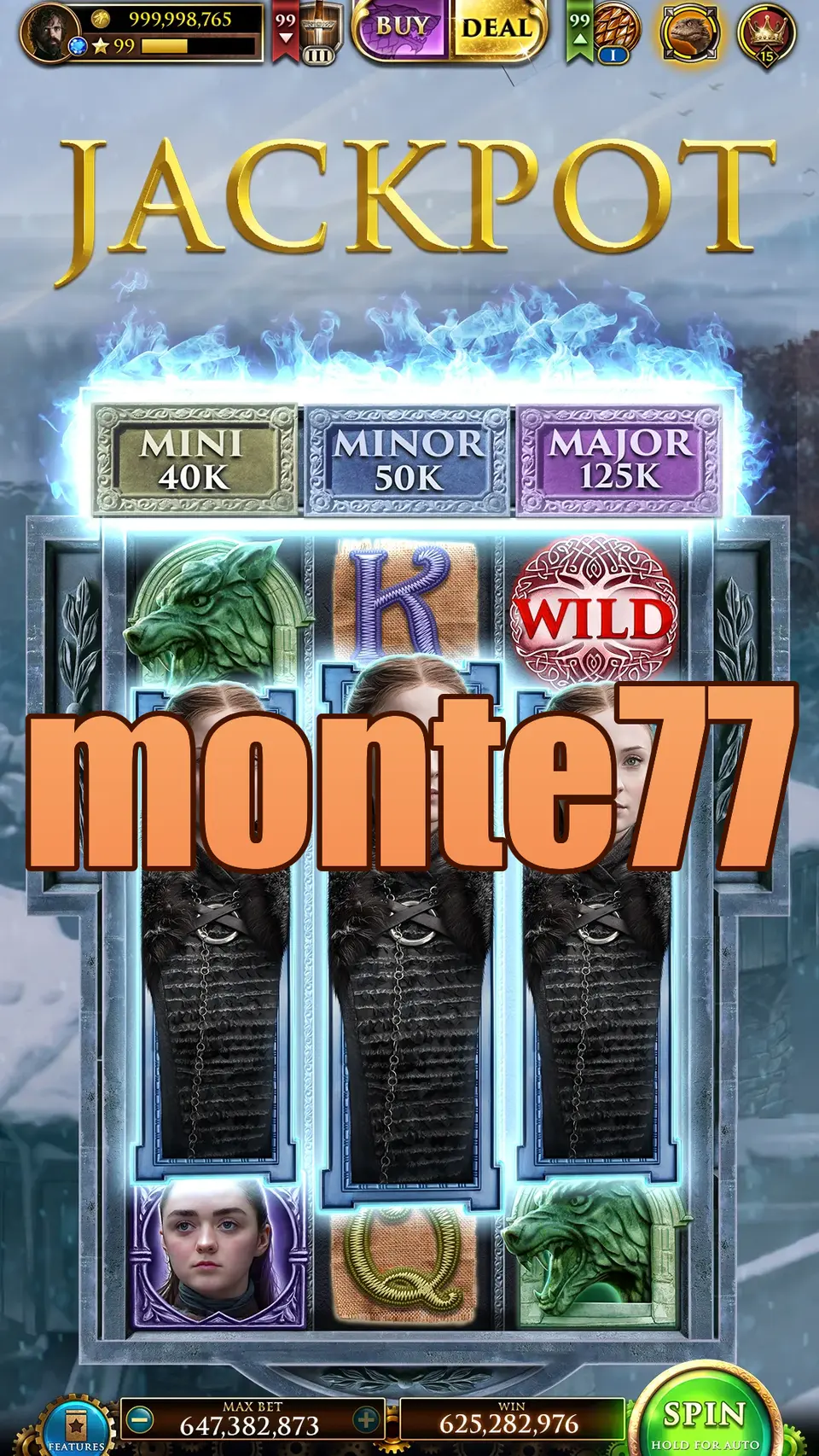 monte77 Tangkapan Layar - APK Resmi